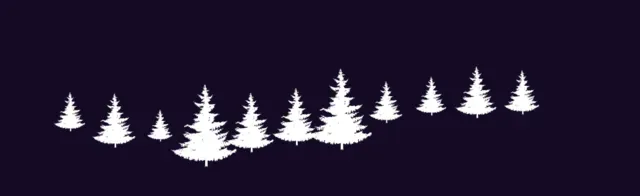 Pine Tree Broad — Free Pine Tree Brushes brush preview