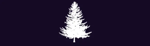 Tree silhouette  1 — 35 Tree Stamps brush preview