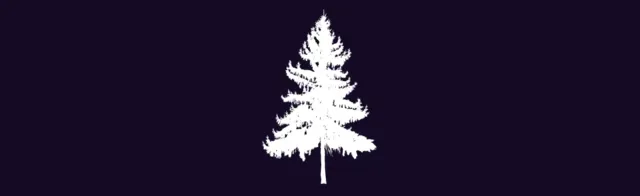 Tree silhouette  2 — 35 Tree Stamps brush preview
