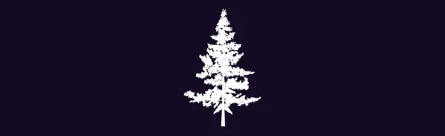 Tree silhouette  7 — 35 Tree Stamps brush preview