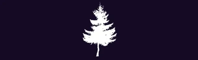 Tree silhouette  8 — 35 Tree Stamps brush preview