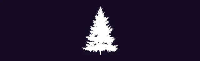 Tree silhouette  10 — 35 Tree Stamps brush preview