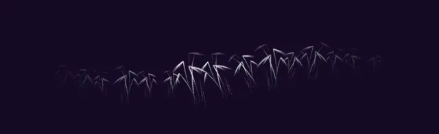 Bent Dimensional Grass — Grass & Fields Brush Pack brush preview