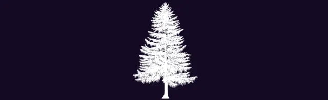 Tree silhouette  11 — 35 Tree Stamps brush preview