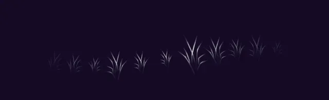Bunched Dimensional Grass — Grass & Fields Brush Pack brush preview
