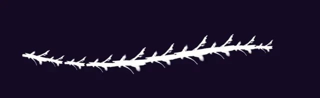 Barren trunk - color jitter — Foliage & Grass Brushset brush preview