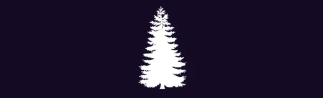 Tree silhouette  12 — 35 Tree Stamps brush preview