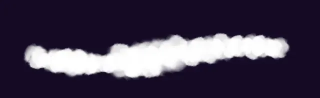 Puffy Thick Cloud Block-in — Cloud Brush Pack brush preview