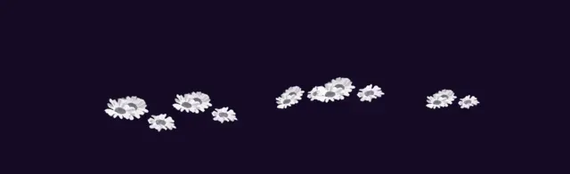 Bunched Dimensional Daisies — Grass & Fields Brush Pack brush preview