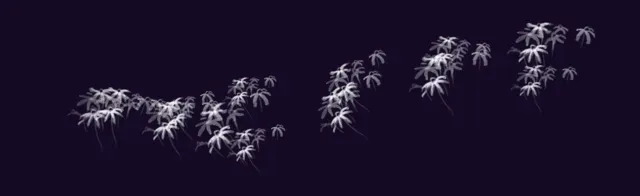 Dimensional Flowers — Grass & Fields Brush Pack brush preview