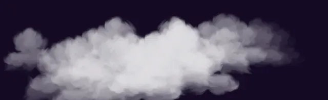 Cloud Brush — Free Manga / Comic Book Brush Set brush preview