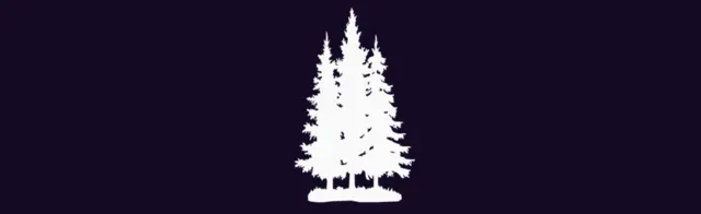 Tree silhouette  19 — 35 Tree Stamps brush preview