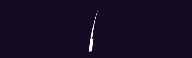 B25 - Curved Spikes - Lined 1 - RAM — Comic Inking Set brush preview