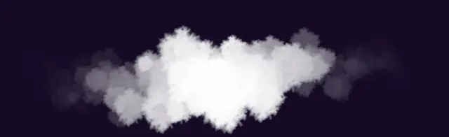 Watercolor Cloud 1 — Cloud Brush Pack brush preview