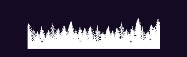 Tree silhouette  25 — 35 Tree Stamps brush preview