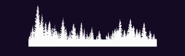 Tree silhouette  26 — 35 Tree Stamps brush preview