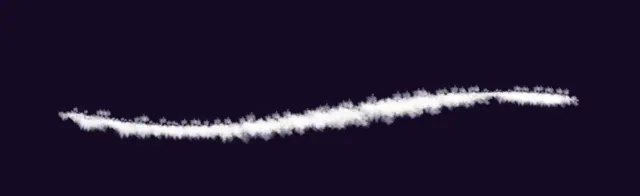 Watercolor Cloud 6 — Cloud Brush Pack brush preview