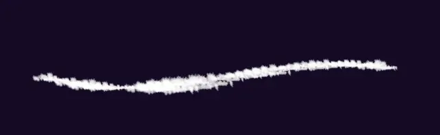 Thick Watercolor Cloud Line — Cloud Brush Pack brush preview
