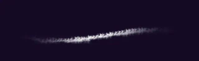 Grainy Cloud Line — Cloud Brush Pack brush preview