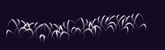 grass dimension - follow direction of brush — Foliage & Grass Brushset brush preview