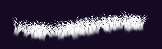 long grass — Foliage & Grass Brushset brush preview