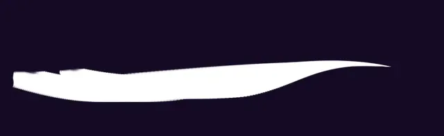 Grass blade brush 2 — Foliage & Grass Brushset brush preview