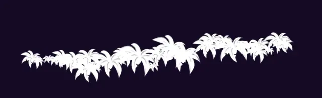 jungle plant 1 — Foliage & Grass Brushset brush preview