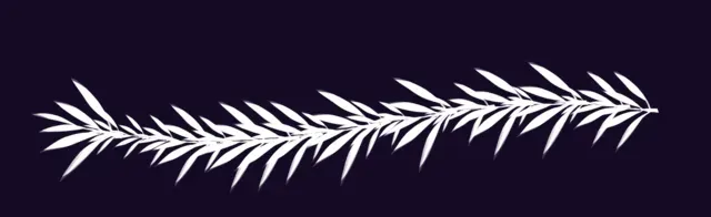 jungle leaves — Foliage & Grass Brushset brush preview