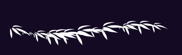 jungle leaves flip — Foliage & Grass Brushset brush preview