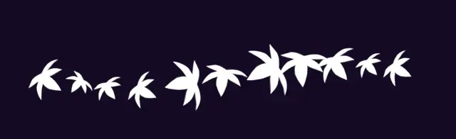 star shaped leaf blockin — Foliage & Grass Brushset brush preview