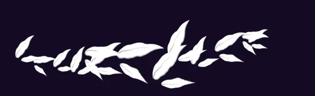 leaf line — Foliage & Grass Brushset brush preview
