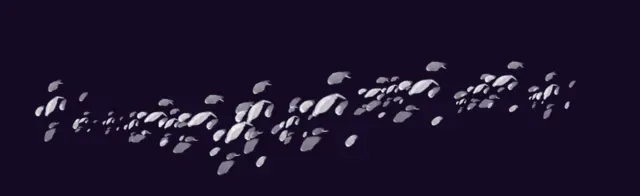 scattered leaves — Foliage & Grass Brushset brush preview