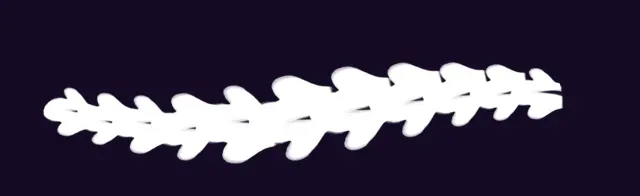 Wavy leaf brush — Foliage & Grass Brushset brush preview