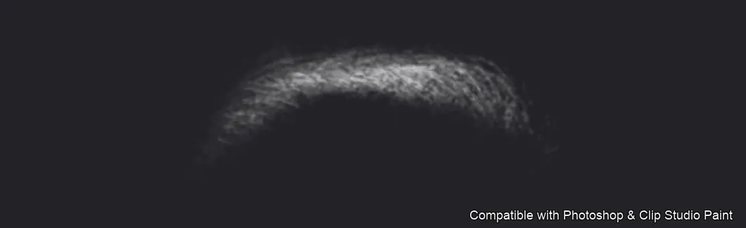 Brow Crafter brush 5 of 28 — Photoshop & Clip Studio Paint .abr preview