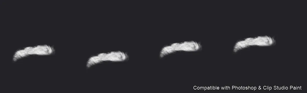 Brow Crafter brush 22 of 28 — Photoshop & Clip Studio Paint .abr preview