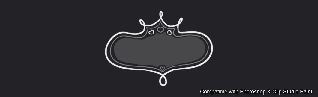 Bubble Talk brush 10 of 60 — Photoshop & Clip Studio Paint .abr preview