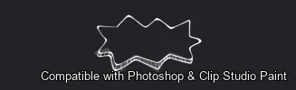 Bubble Talk brush 14 of 60 — Photoshop & Clip Studio Paint .abr preview