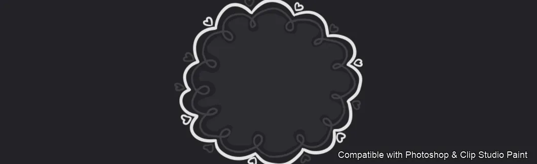 Bubble Talk brush 40 of 60 — Photoshop & Clip Studio Paint .abr preview