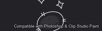 Bubble Talk brush 46 of 60 — Photoshop & Clip Studio Paint .abr preview