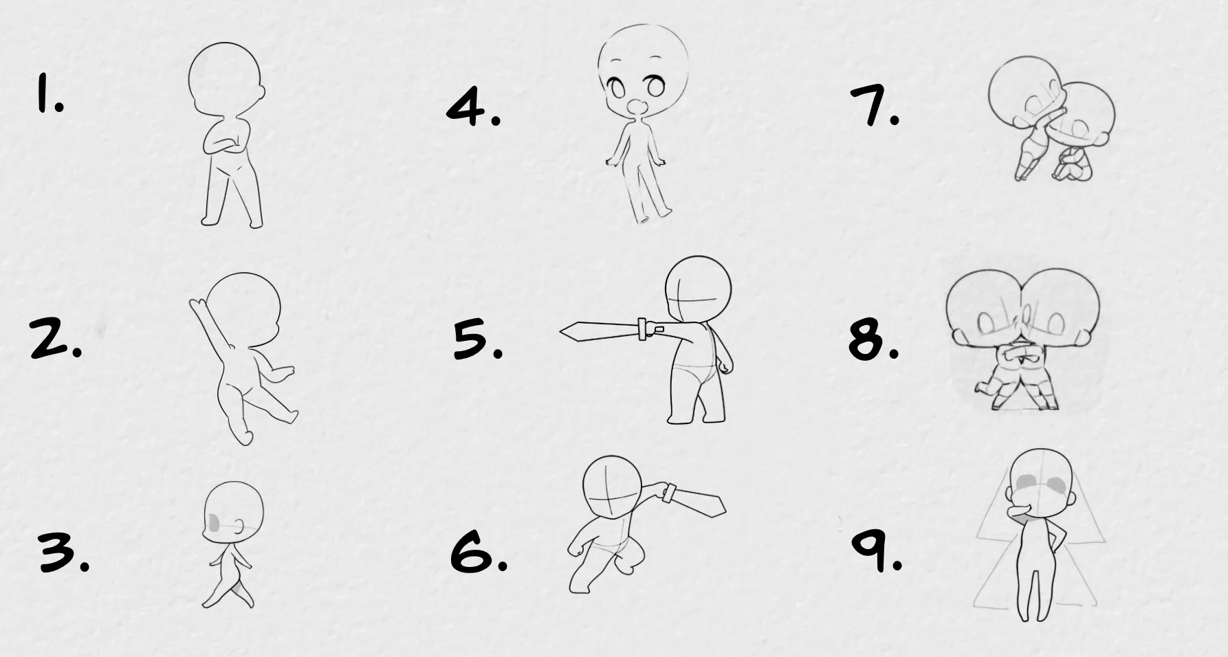 Chibi Form Kit brushes — style examples