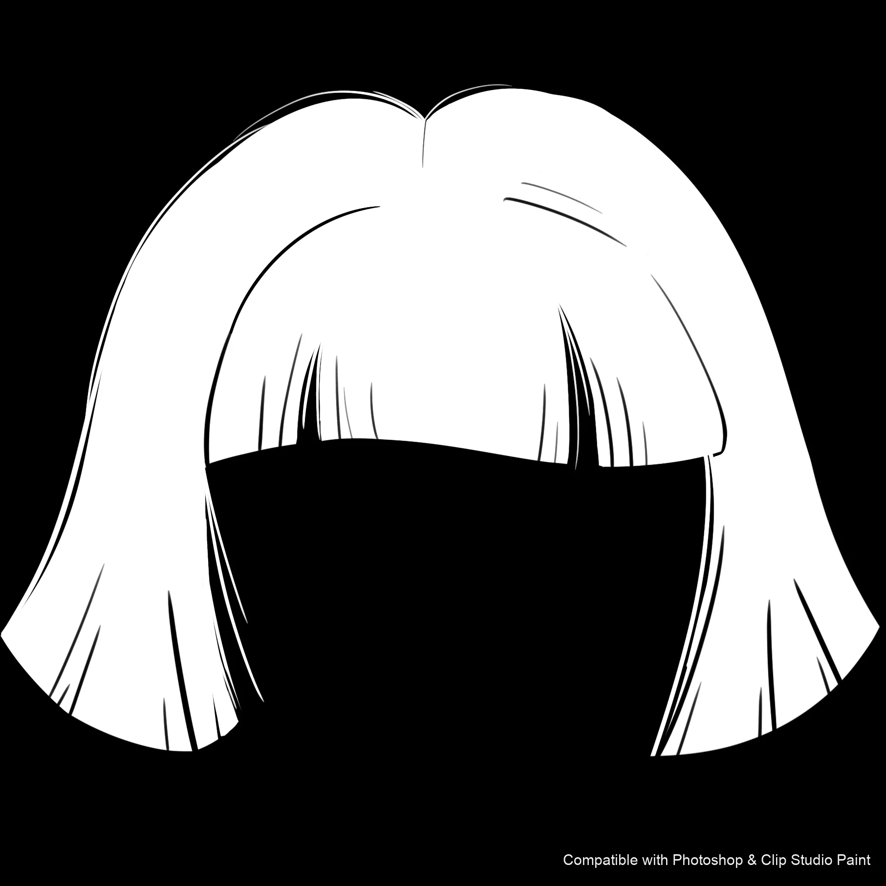 Chibi Squad brush 31 of 50 — Photoshop & Clip Studio Paint .abr preview