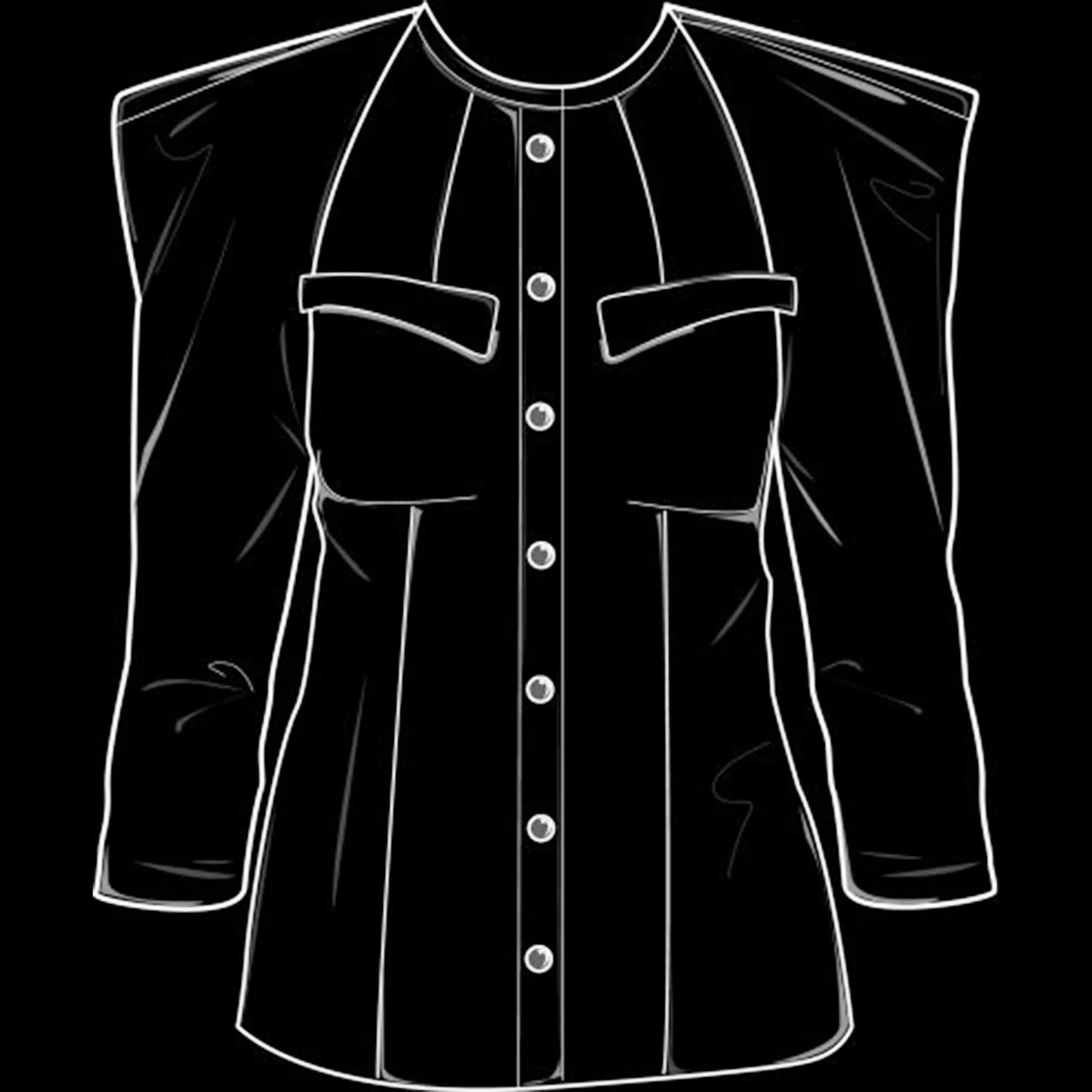 Clothing Line 2 brush 17 of 60 — Procreate stamp preview