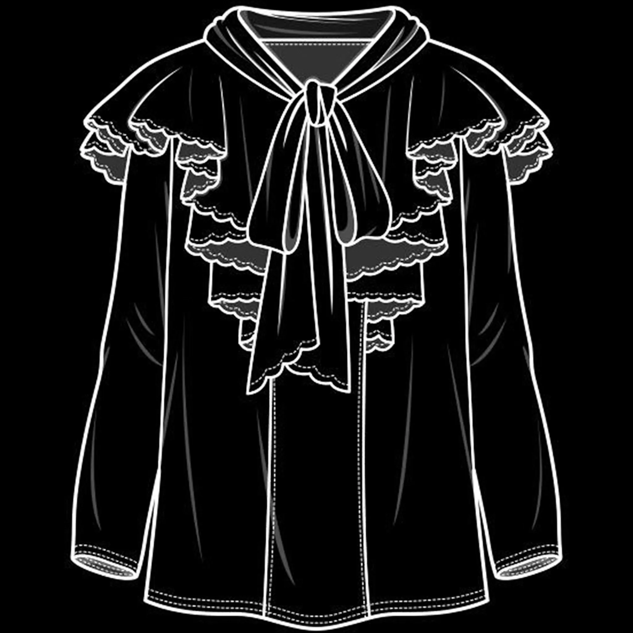 Clothing Line 2 brush 48 of 60 — Procreate stamp preview