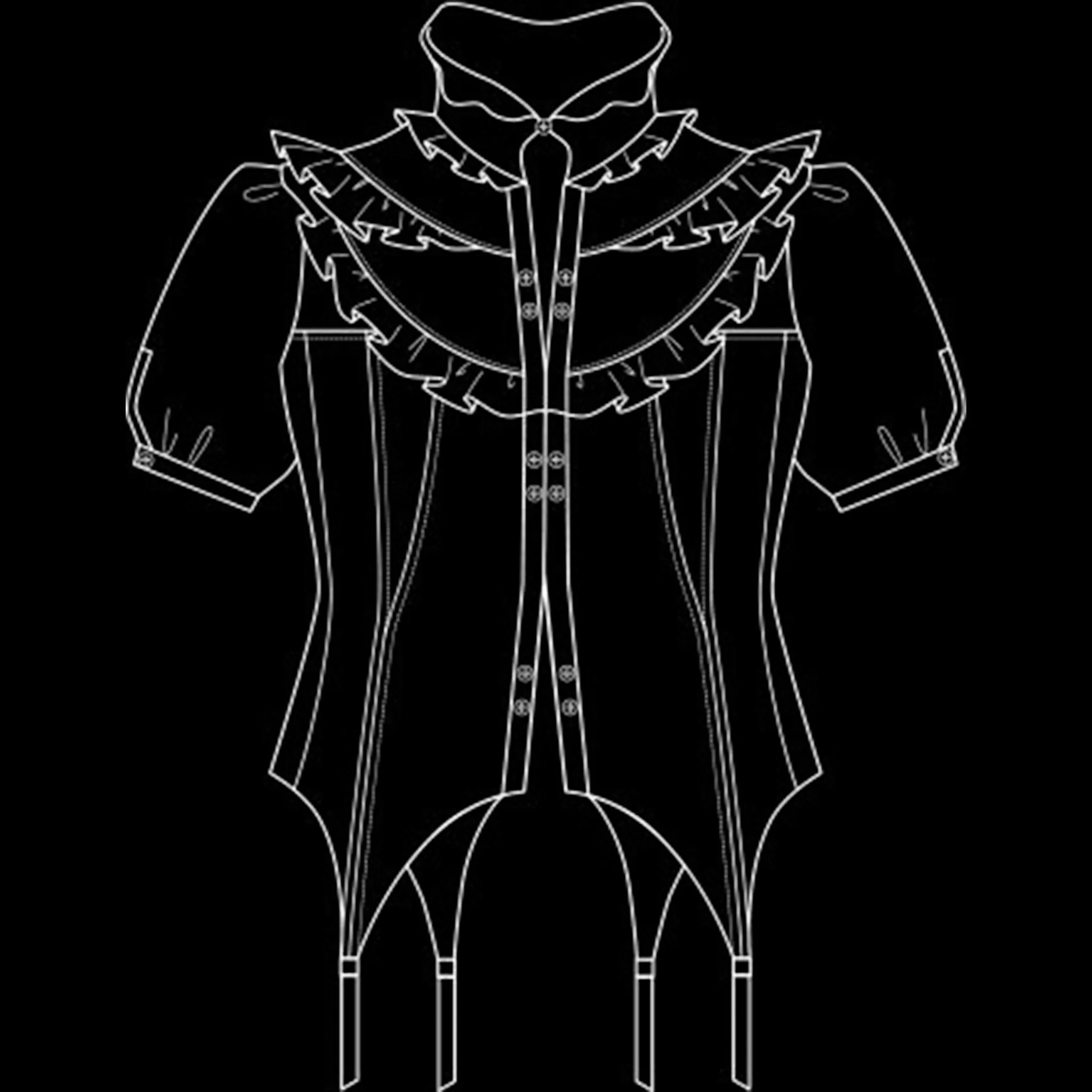 Clothing Line 2 brush 49 of 60 — Procreate stamp preview