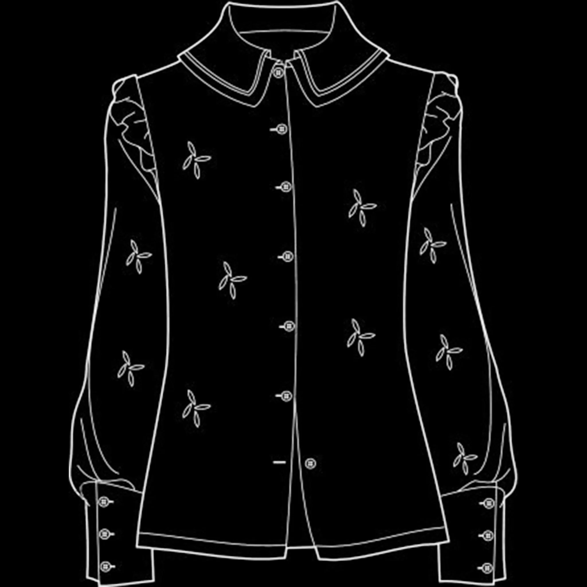 Clothing Line 2 brush 52 of 60 — Procreate stamp preview