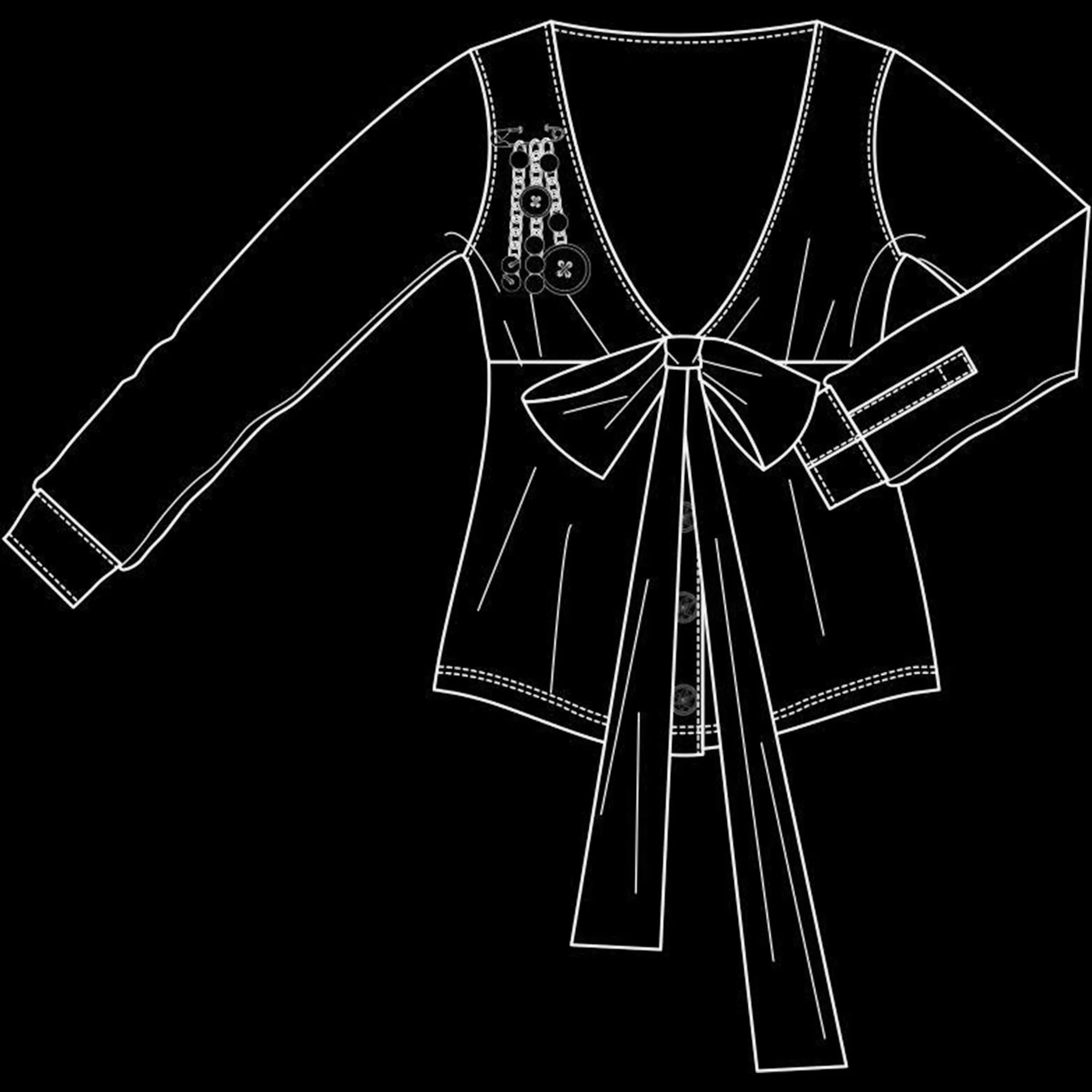 Clothing Line 2 brush 56 of 60 — Procreate stamp preview