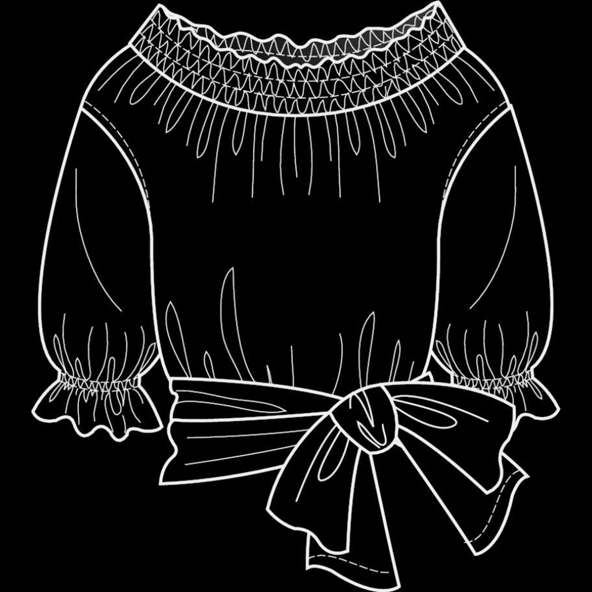 Clothing Line 2 brush 60 of 60 — Procreate stamp preview