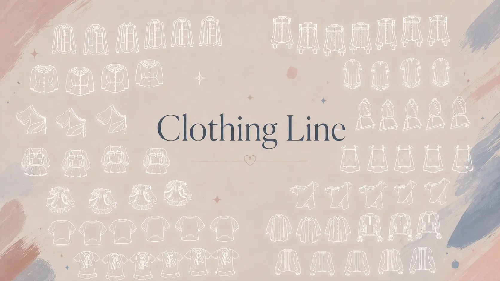 Clothing Line 2 Procreate brush set cover