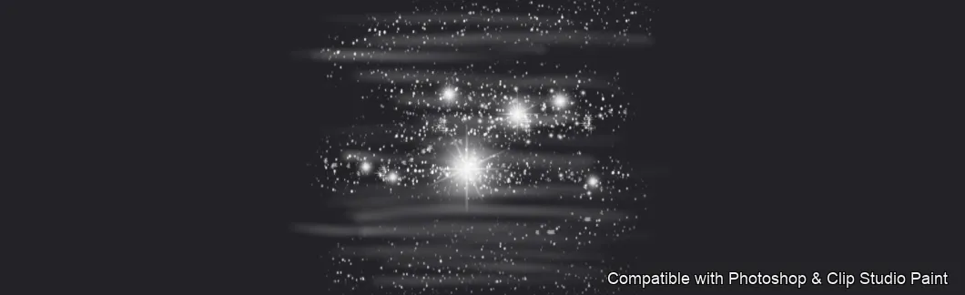 Cosmic Moon brush 18 of 20 — Photoshop & Clip Studio Paint .abr preview