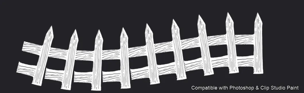 Countryside Kit brush 2 of 56 — Photoshop & Clip Studio Paint .abr preview